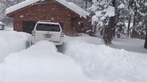 3162018 Snow Storm Truckee Ca Youtube