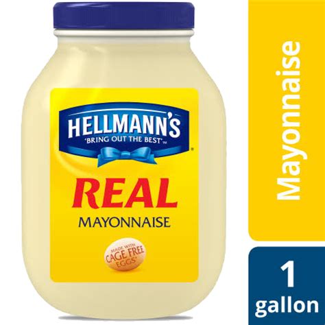 Hellmann's® Mayonnaise Gallon Real 1 gallon, Pack of 4 ...