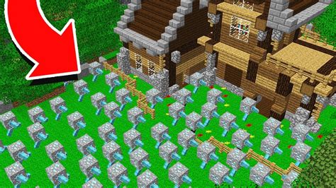 1000 Diamond Ores Vs Safest Minecraft House Youtube