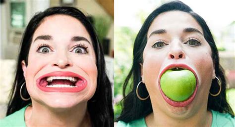 Watch This Woman Breaks Records For Having The Worlds Largest Mouth