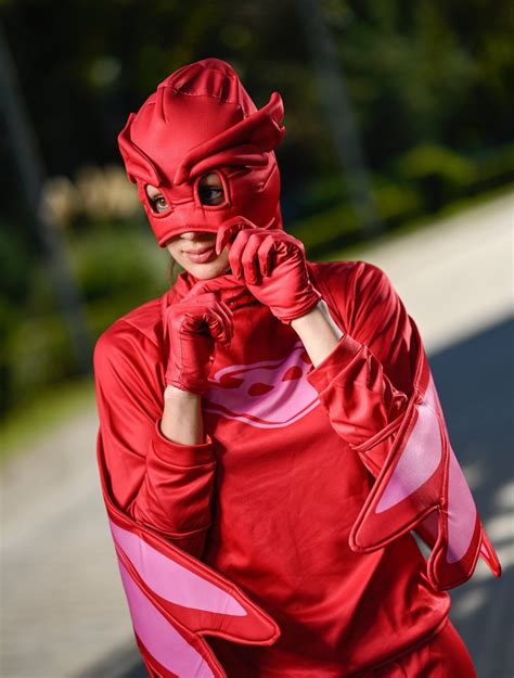 Pj Masks Amaya Owlette Costume Full Costume With Wings Etsy Uk