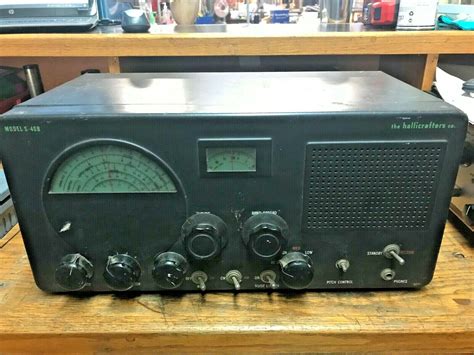 Vintage Hallicrafters Communications Receiver Model S 40b Circa 1950の