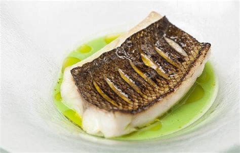 Wild Sea Bass Recipe With Pea And Mint Soup Recipe Sea Bass Recipes Pea And Mint Soup Sea Bass