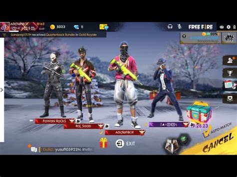 It has also topped the list of the most downloaded mobile games. Free Fire Live Stream sQuad Rank 🔴 India - YouTube
