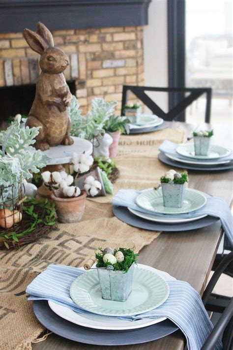 43 Delightful Spring Table Decoration Ideas Easter Dinner Table