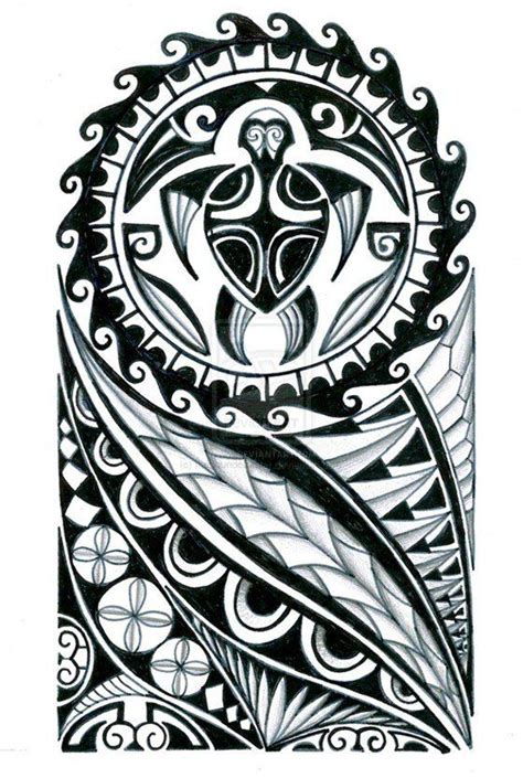 48 Coolest Polynesian Tattoo Designs Polynesian Tattoo Designs Half