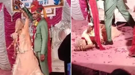 Wedding Viral Video शादी के दौरान दूल्हे की अकड़ के कारण दुल्हन के साथ