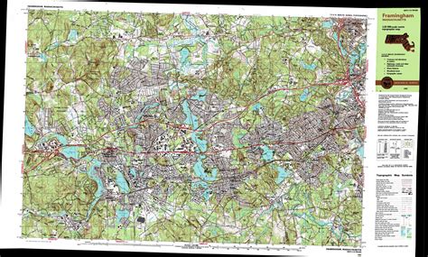 Natick Topographic Map Ma Usgs Topo Quad 42071c3