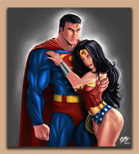 Super Wonder Redux Superman Wonder Woman Fan Art Fanpop