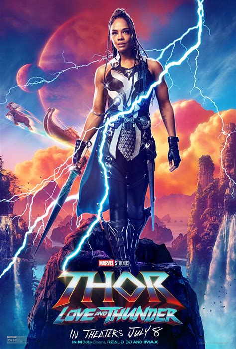 Valkyrie Thor Love And Thunder Character Poster Marvel Cinematic