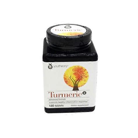 What is the best turmeric supplement to buy for bioavailability? Youtheory Turmeric Dietary Supplement (180 ct) - Instacart