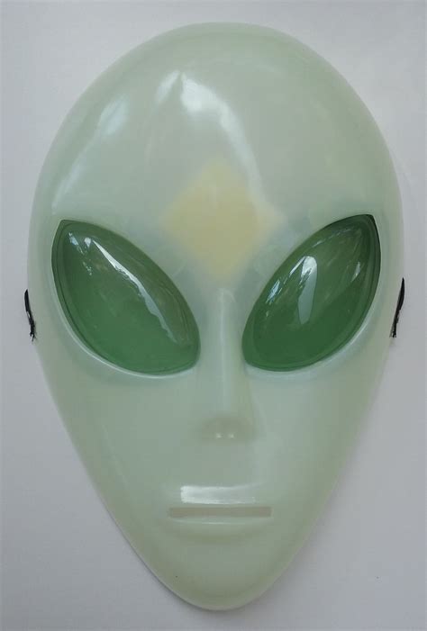 Alien Glow In The Dark Mask The Party Warehouse