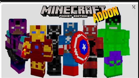 IncreÍble Mod De Superheroes Para Minecraft Pe 11460 Addons Para