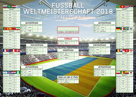 (hintere reihe von links nach rechts) mario gomez. Fußball - WM Spielplan 2018 - Giant Poster - 140x100