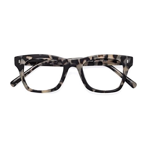 Havana Geek Chic Thick Square Eyeglasses 17329 Tinted Sunglasses