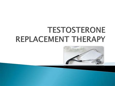 Ppt Testosterone Replacement Therapy Powerpoint Presentation Free Download Id1300800