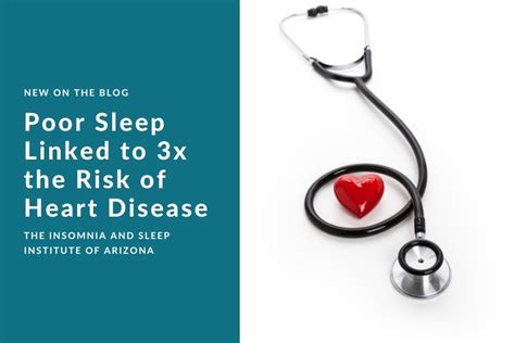 Poor Sleep Linked To Heart Disease The Insomnia And Sleep Institute