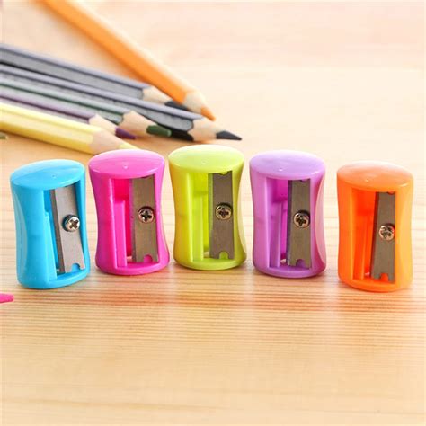 5pcs Cute Kawaii Pencil Sharpener Stationary Office School Supplies
