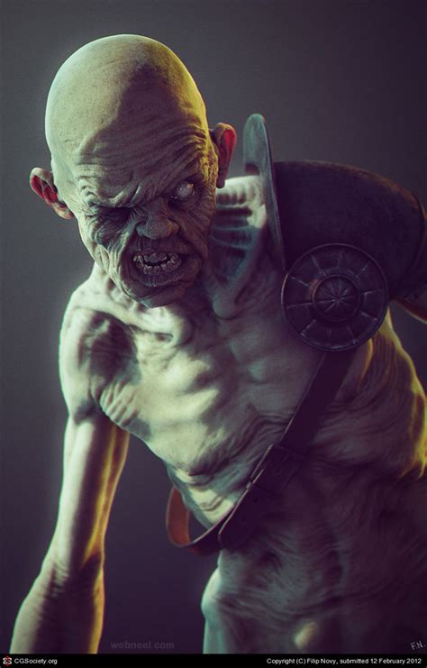 25 Most Scariest 3d Monster Character Design Examples For