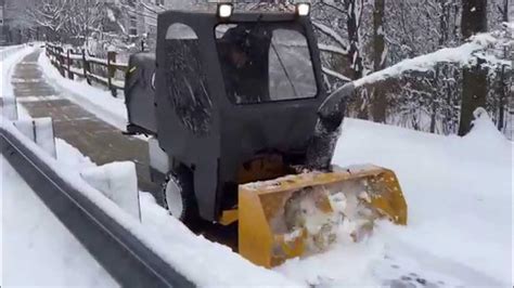 Terracare Inc Snow Plowing With Walker Mower Snow Blower And Ford