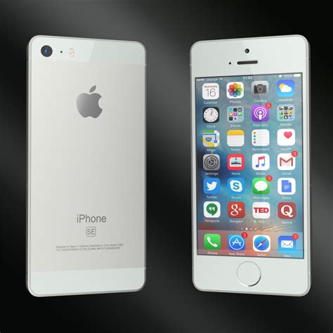 Apple Iphone Se Free 3d Model Cgtrader