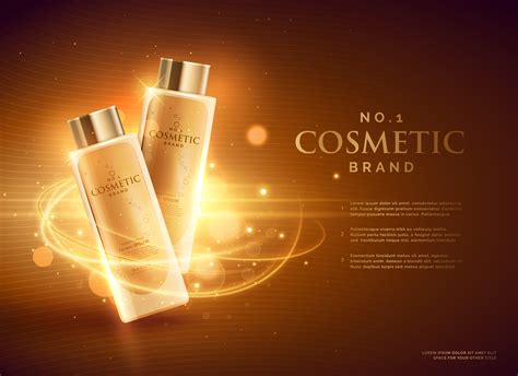Premium Cosmetic Brand Advertising Concept Design With Advertising