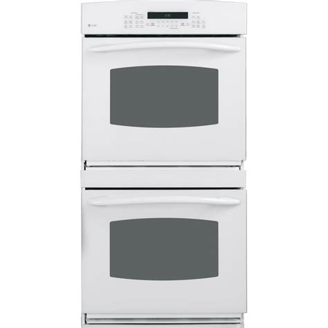 Ge Profile 30 In Convection Double Electric Wall Oven White At