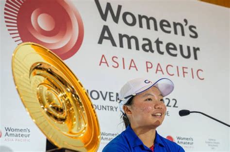 tiffany ting hsuan huang victorious at the women s amateur asia pacific championship gsport4girls