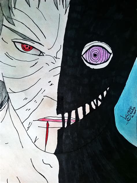 Naruto Shippuden Obito Uchiha Drawings By As By Asdrawings On