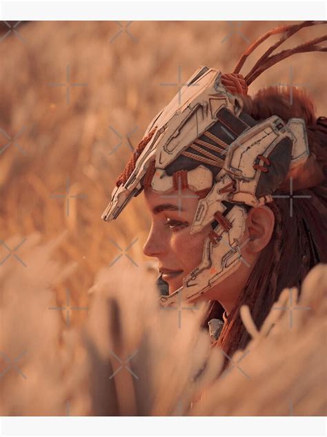 Horizon Forbidden West Aesthetic Picture Of Aloy Art Print By