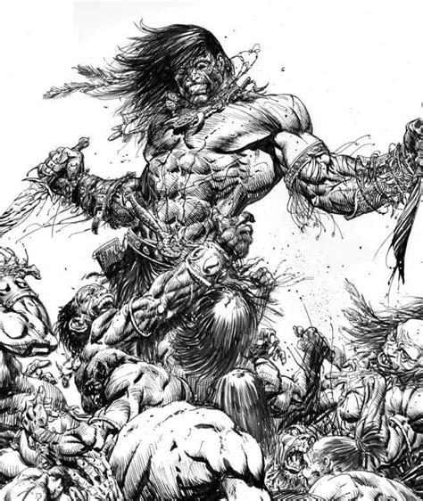 Pin By Rick Blair On Bandw Comic Pics And Panels Conan The Barbarian