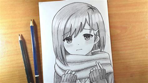Cara Menggambar Anime Cewe Cute How To Draw Animes Girls Youtube