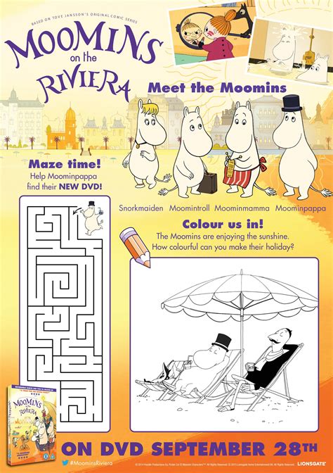 Moomins Printable Activity Sheets In The Playroom