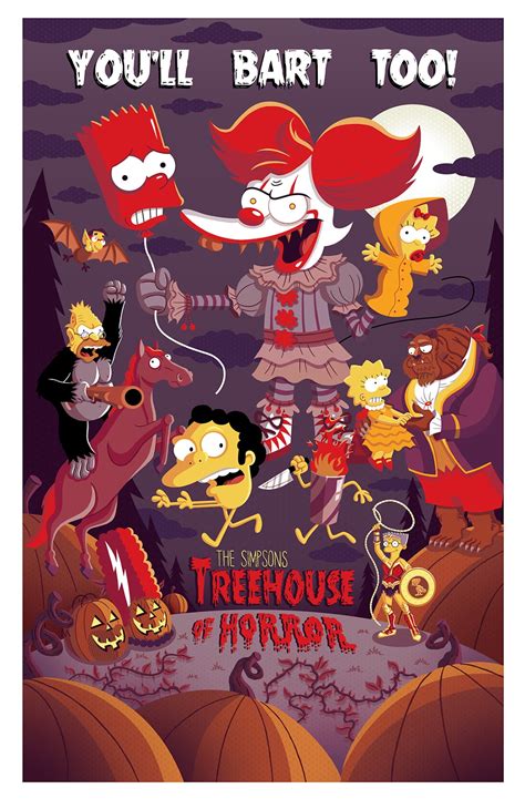 The Simpsons Treehouse Of Horror Posters