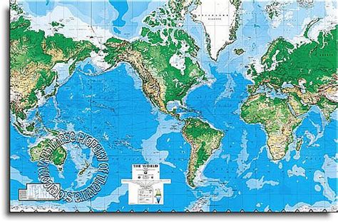 Laminated World Map Wall Mural Full Size Large Wall Murals The Mural