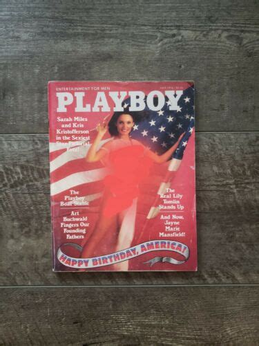 Playbabe Magazine July Sarah Miles Kris Kristofferson Values MAVIN