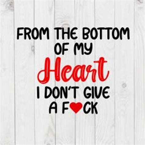 From The Bottom Of My Heart Svg Etsy
