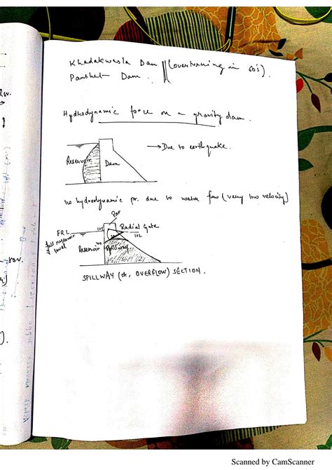 Solution Dhs Design Of Htdraulic Structures Dams Barrages Handwritten