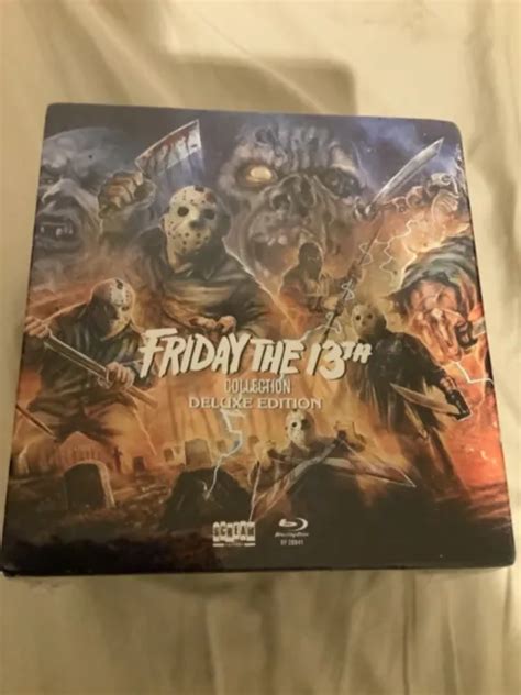 Friday The 13th Collection Deluxe Edition Blu Ray Scream Factory New