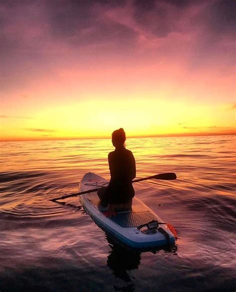 Sunset Paddle Paddle Boarding Pictures California Skiing Standup