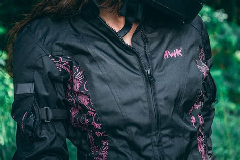 Hwk Womens Motorcycle Jacket For Women Rain Waterproof Biker Moto