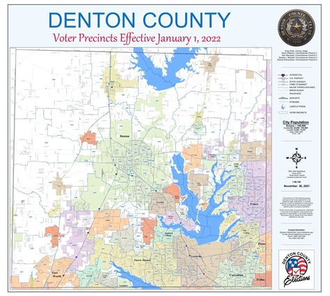 Denton County Voter Precinct Map Effective Jan 1