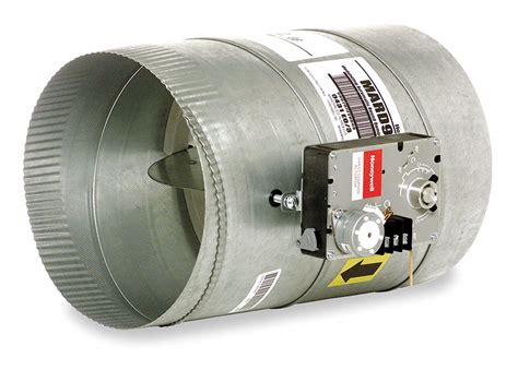 Honeywell Round Damper Modulating Automatic — Height In — Width