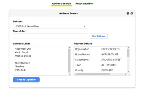 Address And Postcode Lookup Software Hopewiser