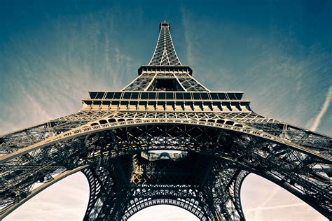 Hd Wallpaper La Tour Eiffel Eiffel Tower Paris France Sky Architecture
