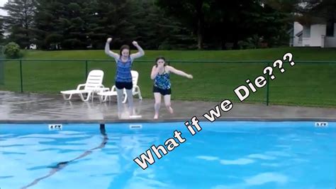 Girls Jump Into Freezing Cold Water Youtube