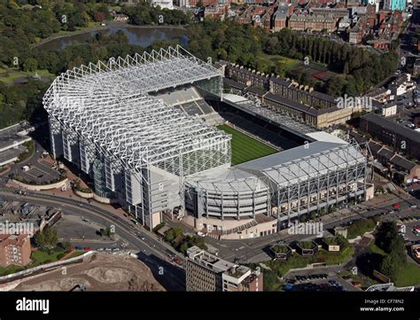 Aerial Image Of St James Park Newcastle Stock Photo Alamy