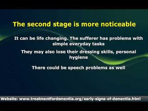 Dementia Symptoms Stages - YouTube
