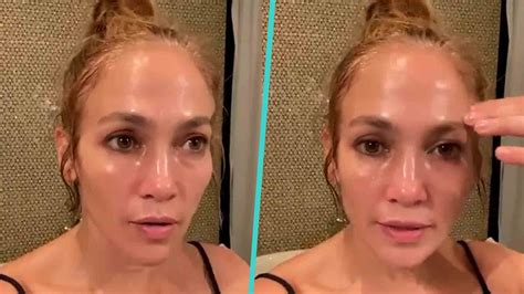 Watch Access Hollywood Interview Jennifer Lopez Goes Makeup Free And Reveals She’s Never Gotten