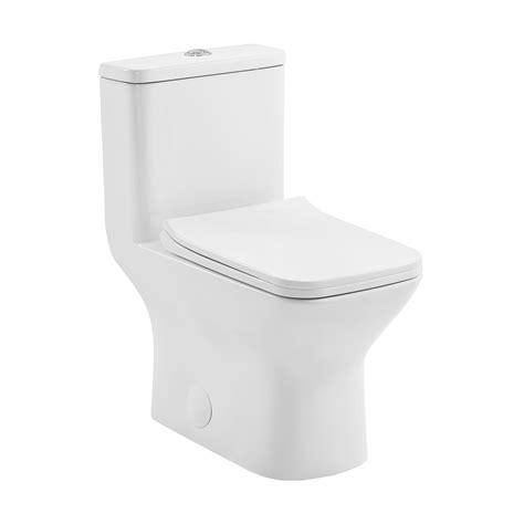 The Carré One Piece Toilet Possesses A Fully Skirted Bowl For A Modern